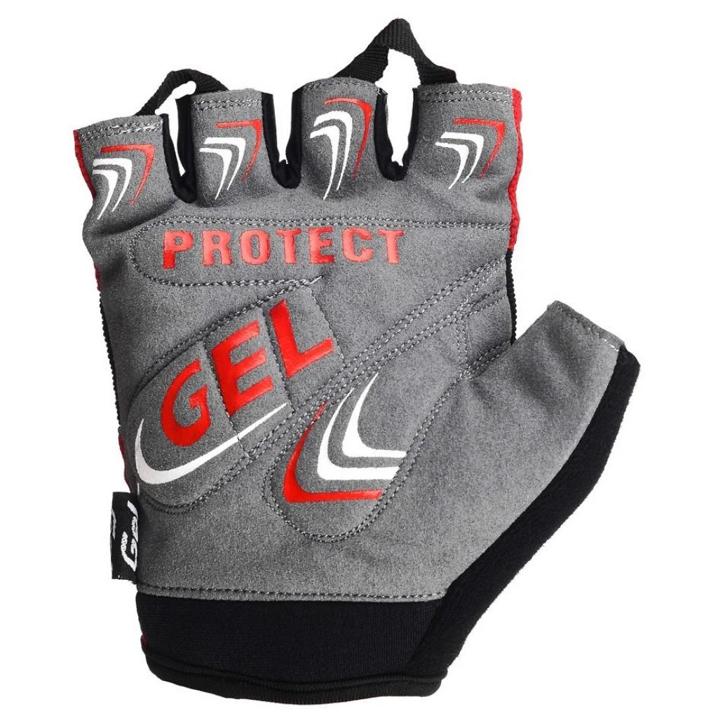 Велорукавиці PowerPlay 1058 Red L (1058_L_Red) - зображення 3