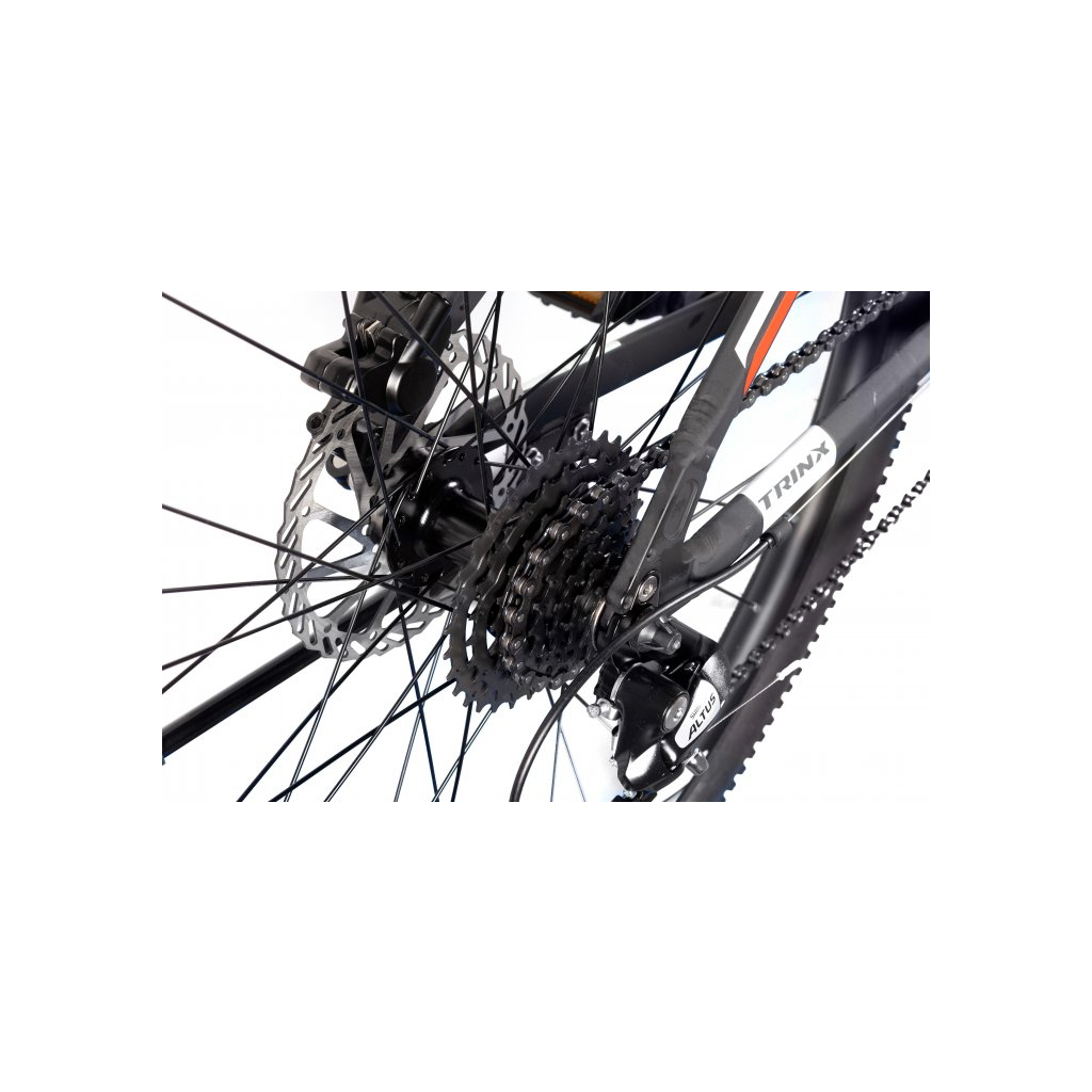 Велосипед Trinx M600 Elite 27.5" рама-21" Matt-Black-White-Red (M600Elite.21MBWR) - зображення 3