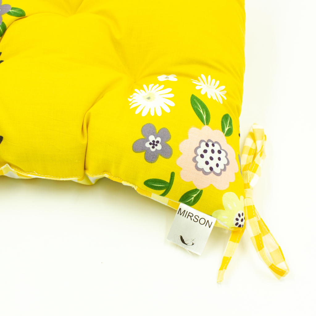 Подушка на стілець MirSon Бязь 17-0428 Indian summer 40х40 см (2200006185444) - зображення 3