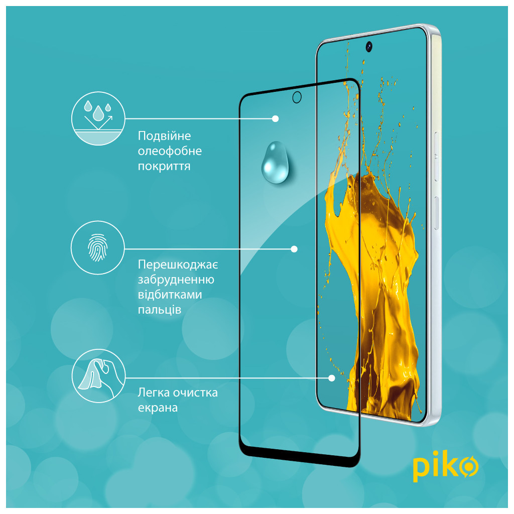 Скло захисне Piko Full Glue Tecno Camon 19/19 Pro (1283126547287) - зображення 4