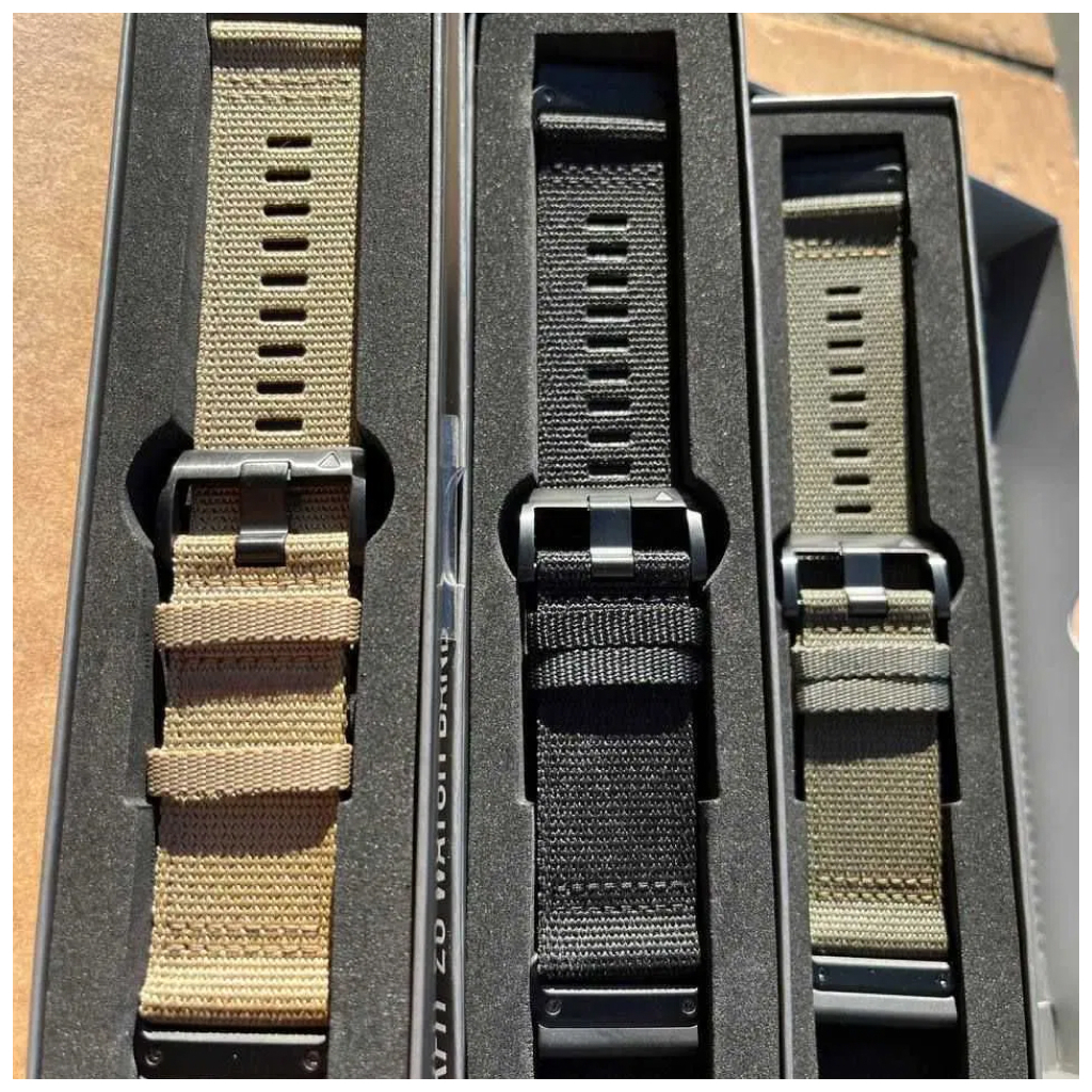Ремінець до смарт-годинника Garmin Tactix 7, 26mm QuickFit, Coyote Tan Nylon (010-13010-11) - зображення 5
