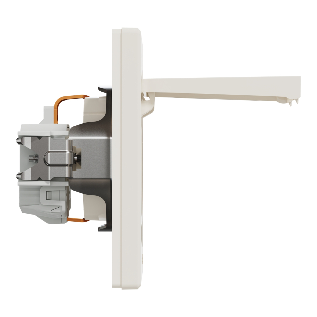 Розетка Schneider Electric ASFORA з кришкою, крем (EPH3100123) - изображение 3