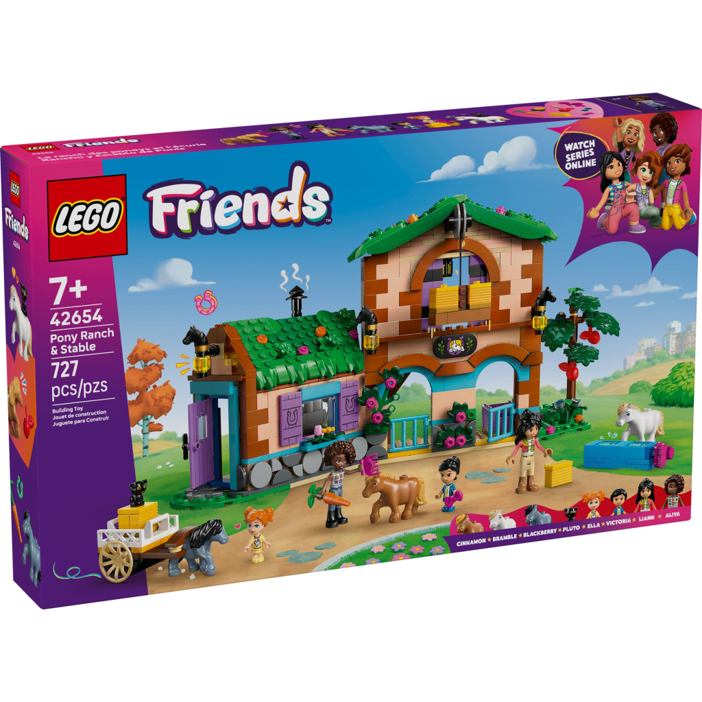 Конструктор LEGO Friends Ранчо та стайня поні (42654) - зображення 1