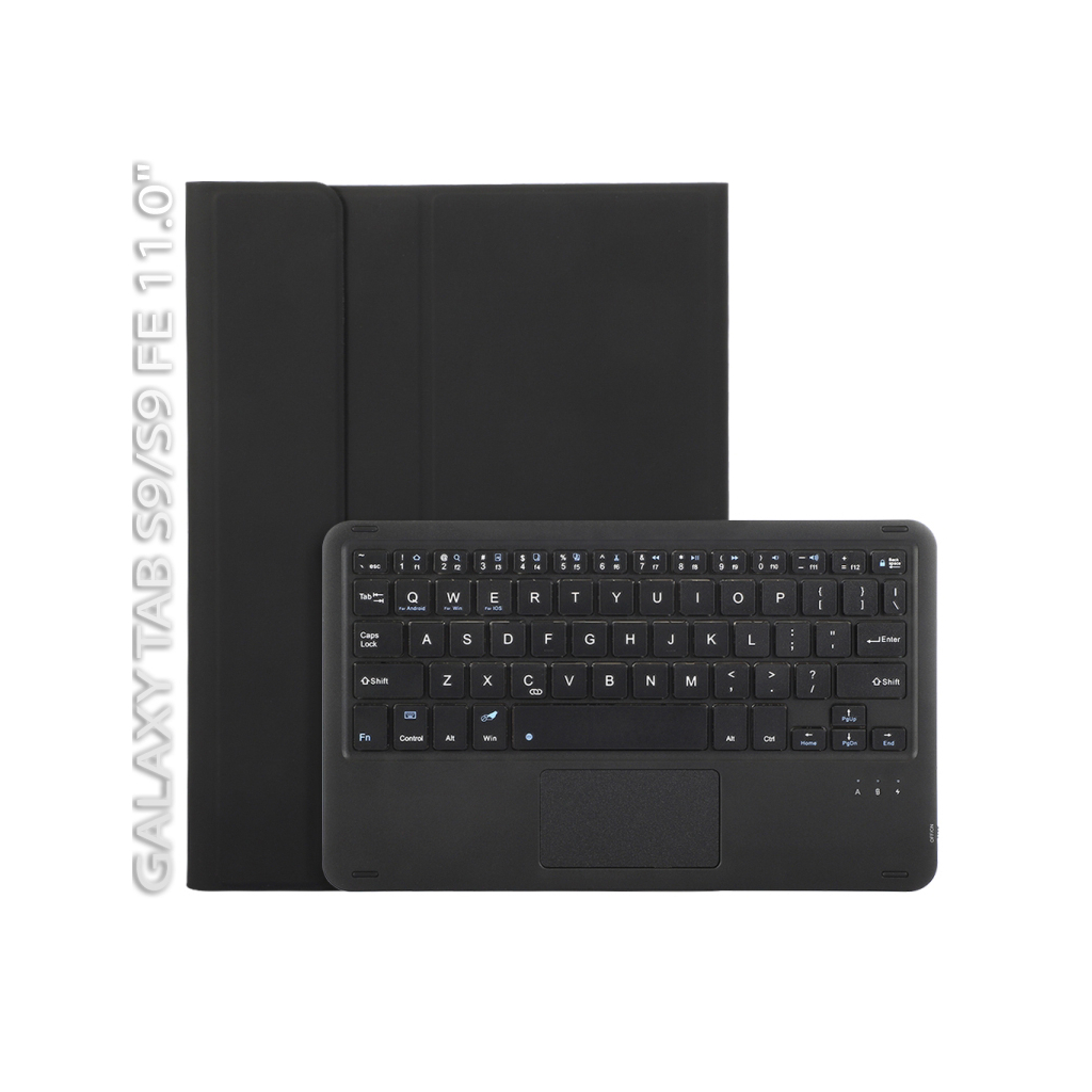 Чохол до планшета BeCover Keyboard+TouchPad Samsung Tab S9 (SM-X710/SM-X716)/S9 FE (SM-X510/SM-X516B) 11.0" Black (712417) - зображення 1