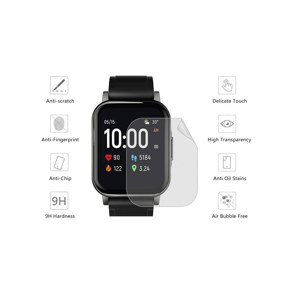 Плівка захисна Drobak Hydrogel Honor MagicWatch 2 42mm (2 шт) (313144) (313144) - зображення 2