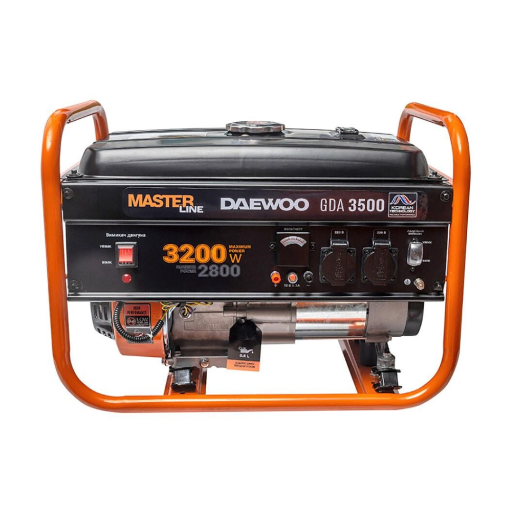 Генератор Daewoo GDA 3500 3.2kW (GDA3500) - зображення 2