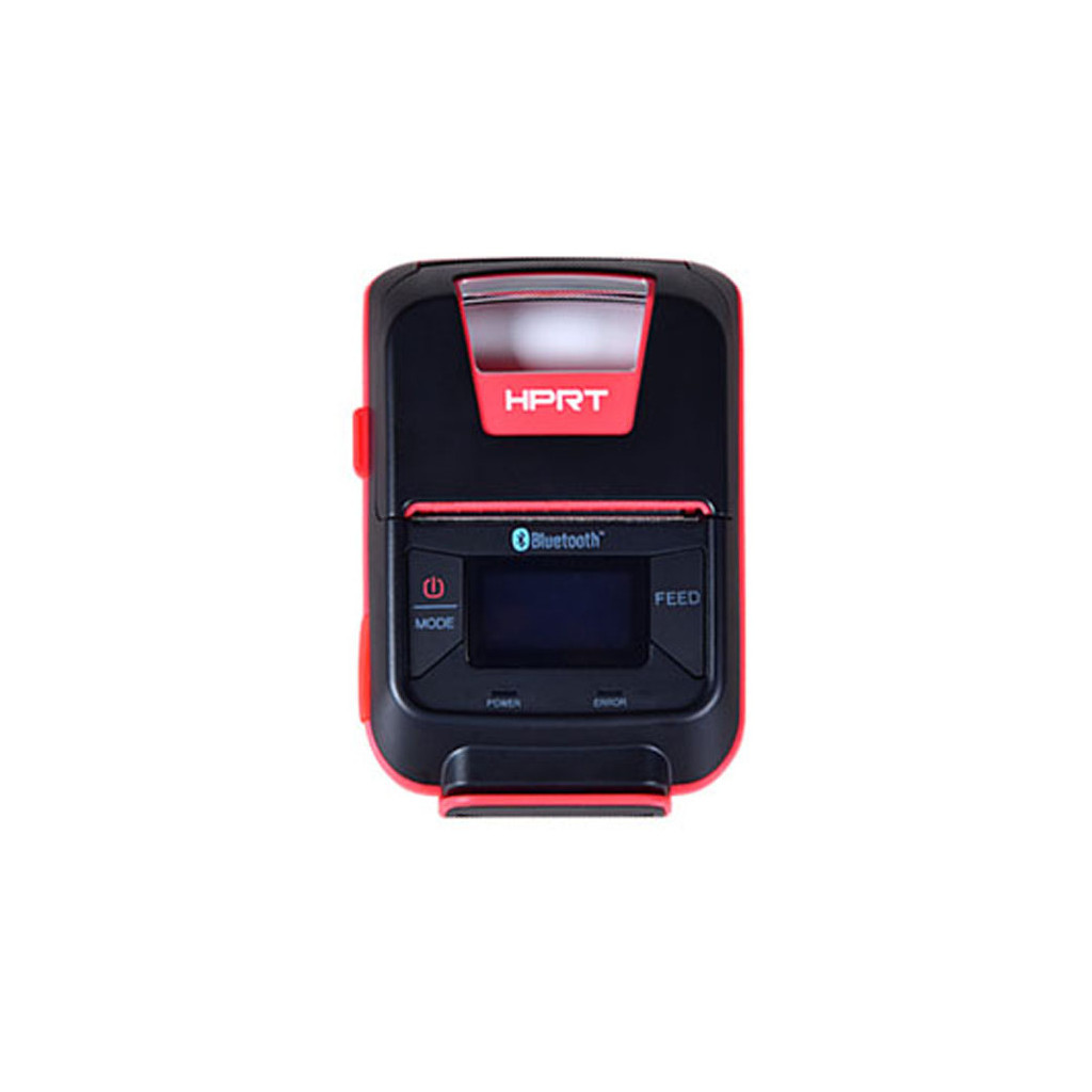 Принтер чеків HPRT HM-E200 мобільний, Bluetooth, USB, червоний+чорний (14657) - зображення 1