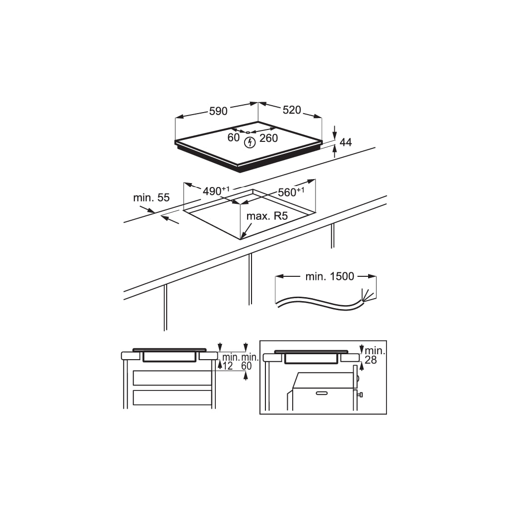 Варочна поверхня Electrolux CIV634 - зображення 10