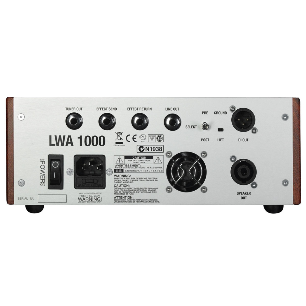 Гітарний підсилювач Warwick LWA 1000 Silver - зображення 3