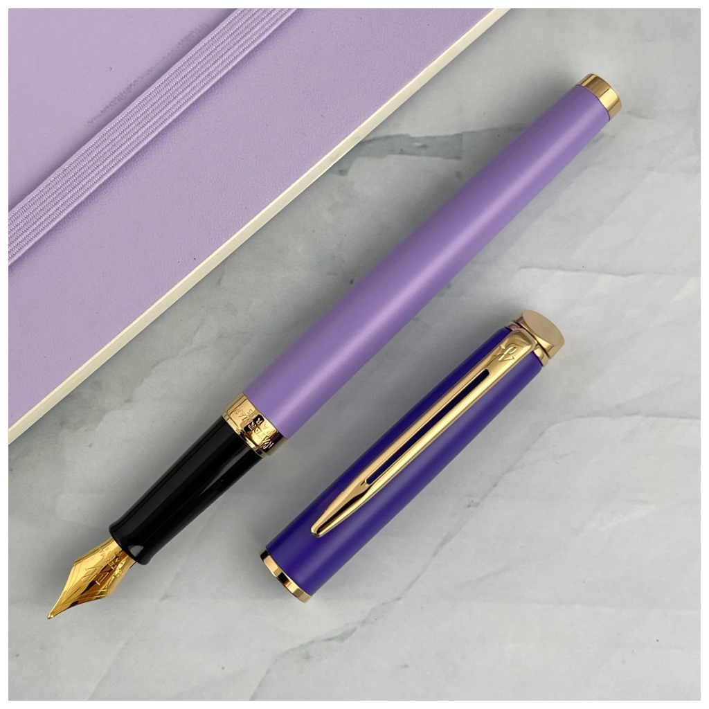Ручка пір'яна Waterman HEMISPHERE Colour Blocking Purple GT  FP F (12 580) - зображення 6