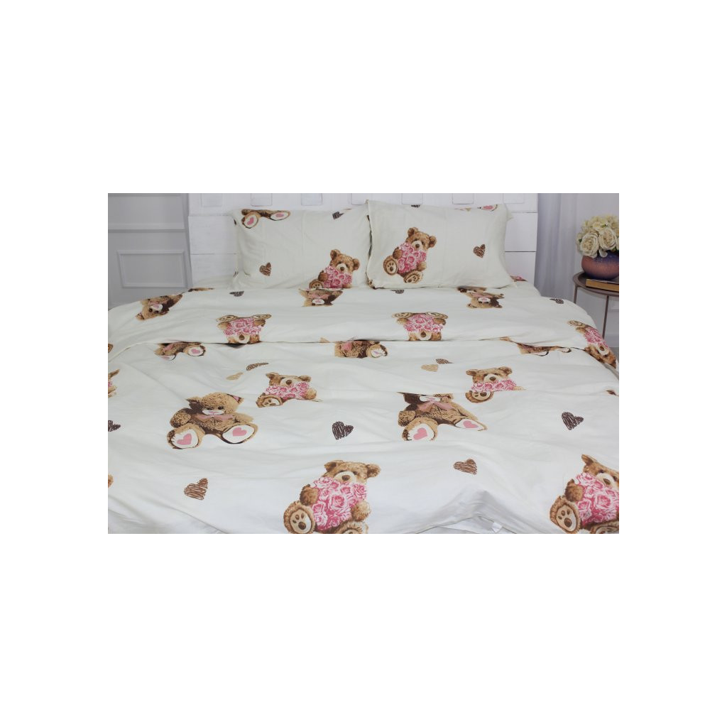 Постільна білизна MirSon Сатин Premium 22-1246 Love Berry Сімейна 2 x 143x210 (2200002950596) - зображення 3