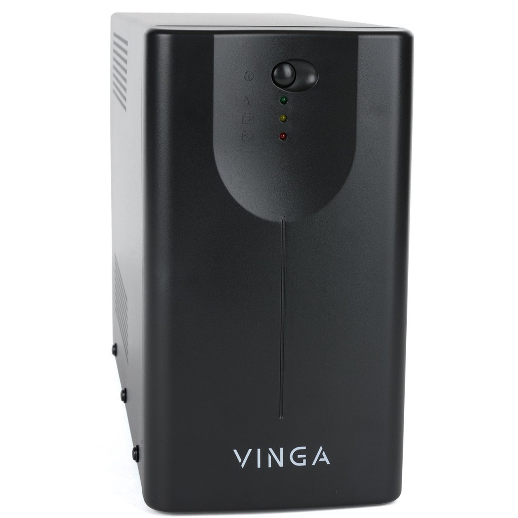 Пристрій безперебійного живлення Vinga LED 2000VA metall case (VPE-2000M) - зображення 11
