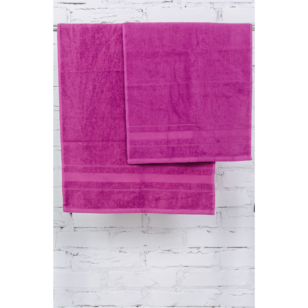 Рушник MirSon набір банних 5081 Elite SoftNess Plum 50х90, 70х140 (2200003960853) - зображення 3