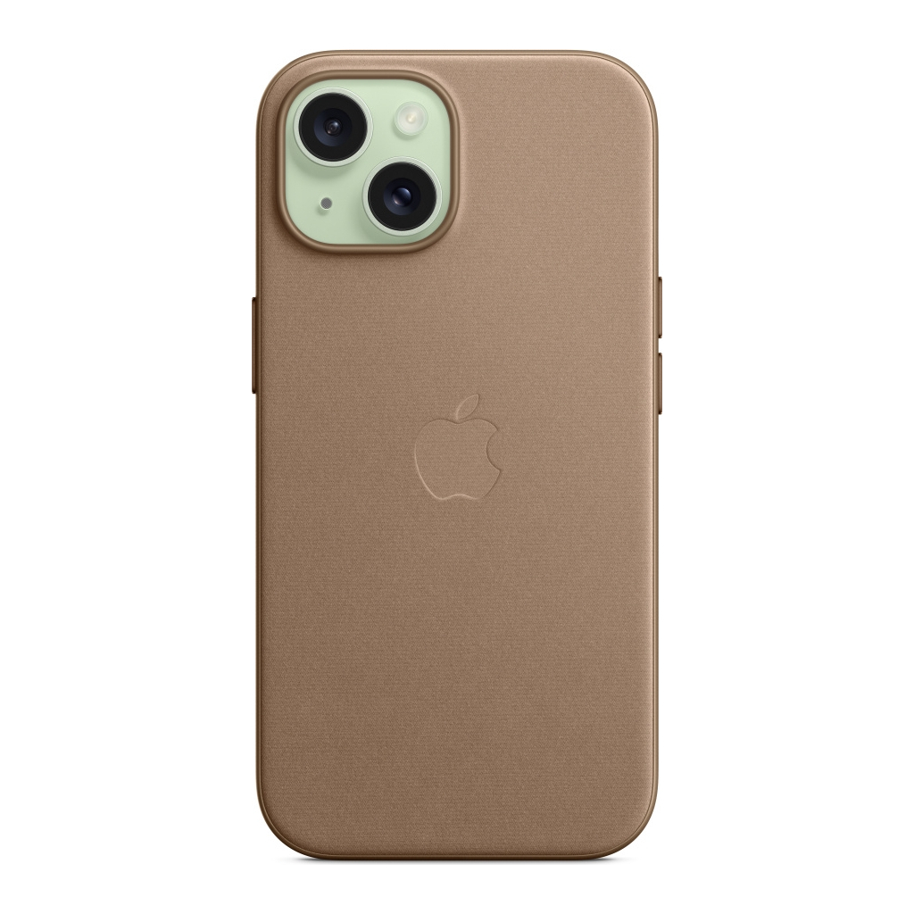 Чохол до мобільного телефона Apple iPhone 15 FineWoven Case with MagSafe Taupe (MT3C3ZM/A) - зображення 4