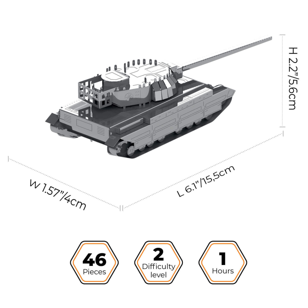 Конструктор Metal Time колекційна модель Conqueror FV214 (MT069) - зображення 2