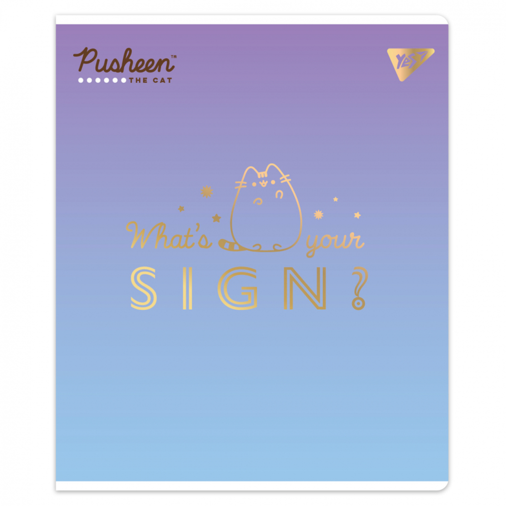 Зошит Yes Goldstar Pusheen А5 12 аркушів клітинка (767493) - зображення 5
