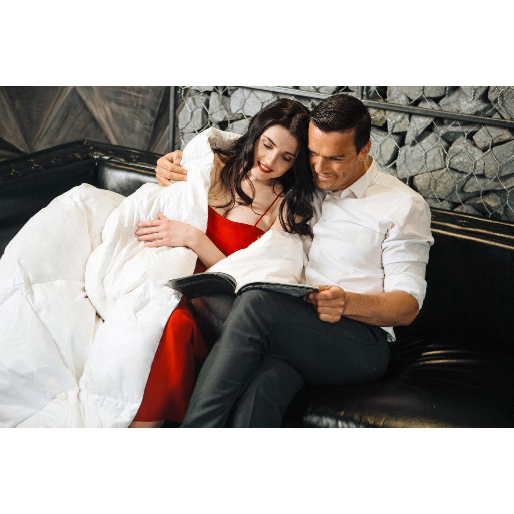 Ковдра MirSon пухова Luxury Exclusive 080 зима 140x205 см (2200000013774) - зображення 12