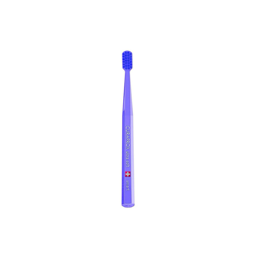 Дитяча зубна щітка Curaprox CS Smart Ultra Soft Ультрам'яка (від 5 років) Фіолетова - Синя (CS Smart-09) - зображення 1