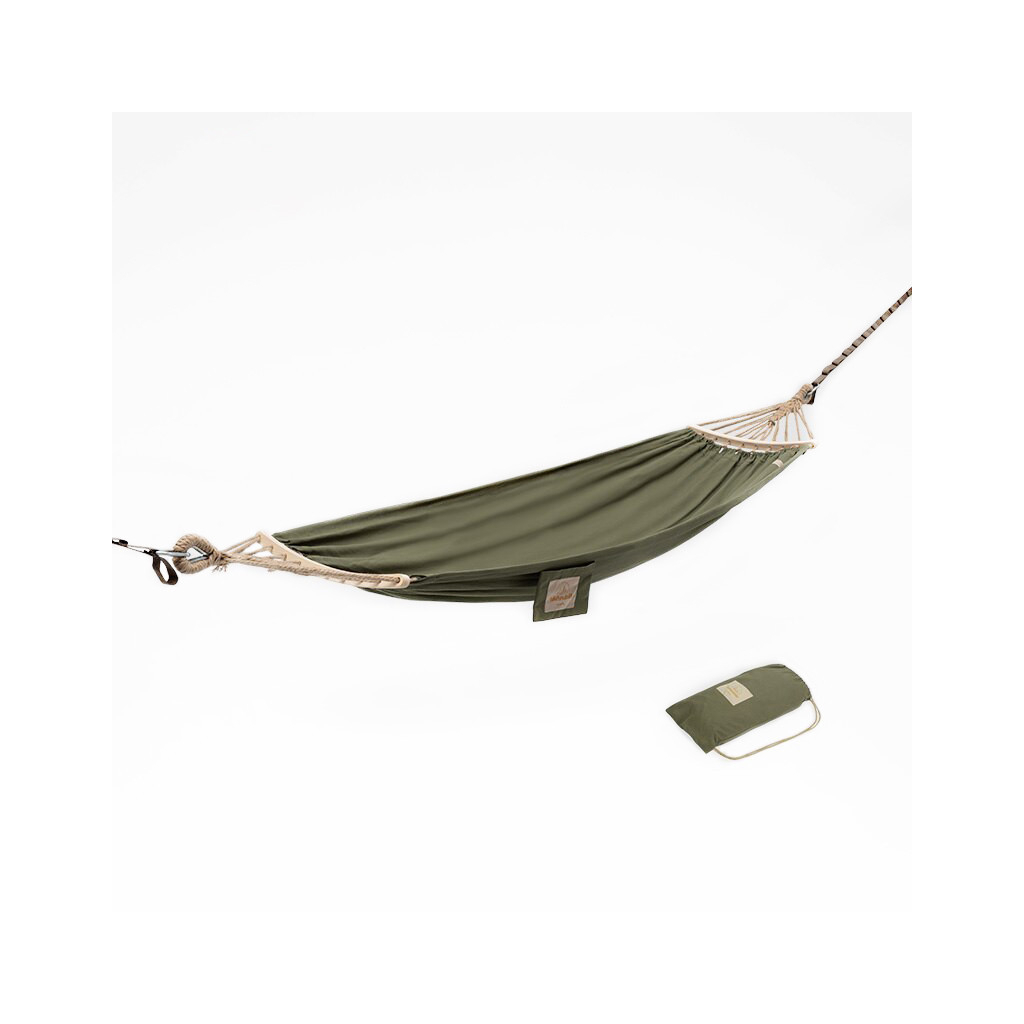 Гамак Naturehike NH20DC001 Бавовна Зелений (6927595767641) - зображення 1