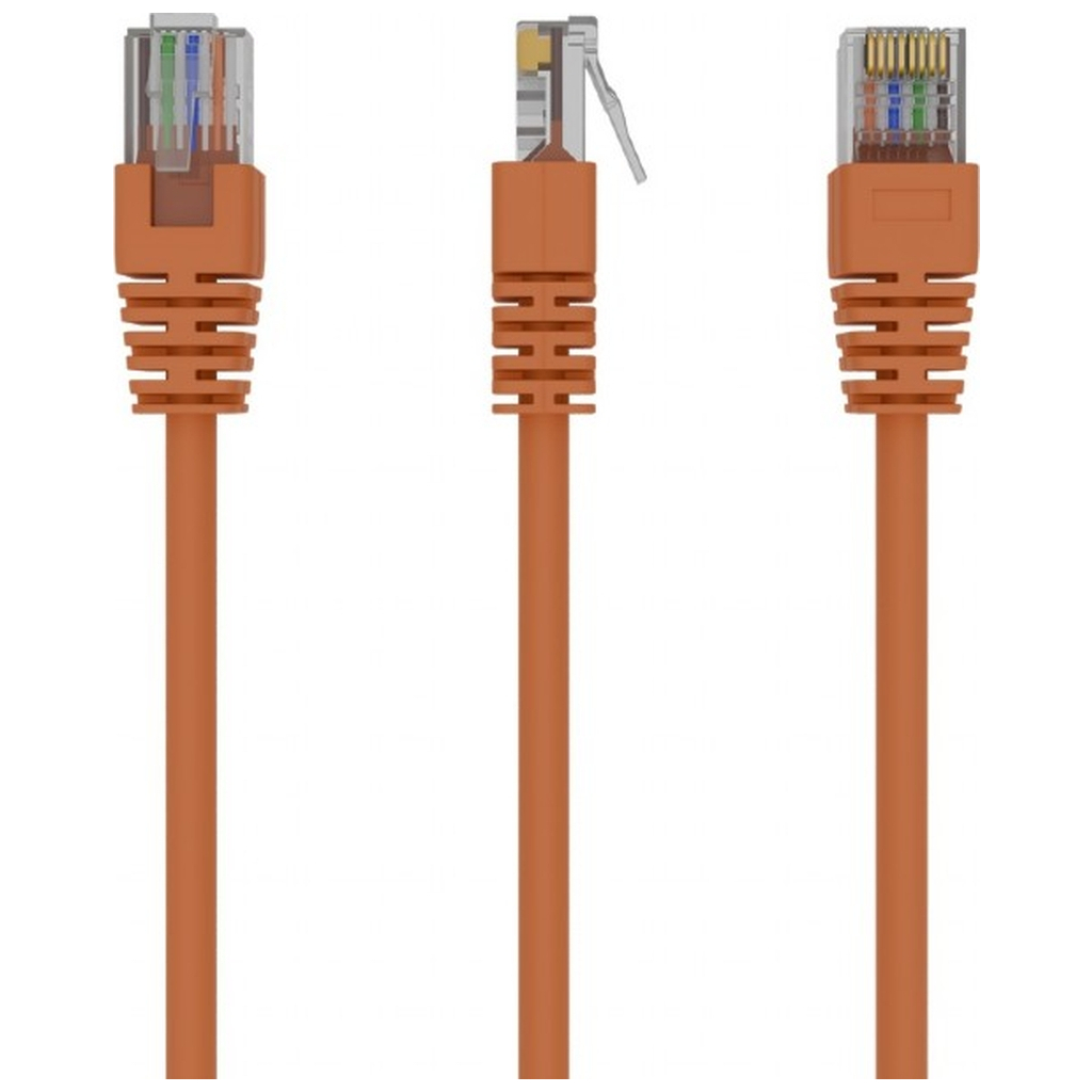 Патч-корд 0.25м Cablexpert (PP12-0.25M/O) - зображення 1