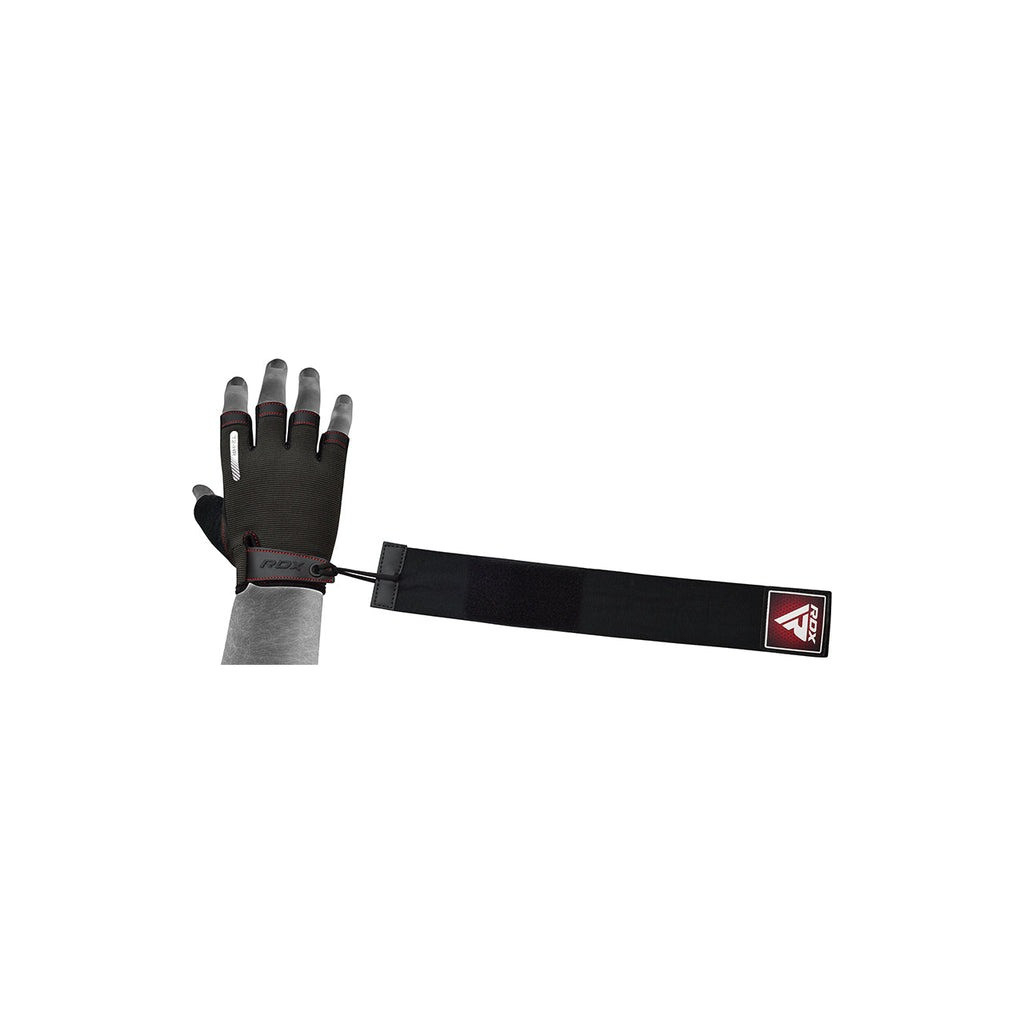 Рукавички для фітнесу RDX T2 Half Red L (WGA-T2HR-L) - зображення 6
