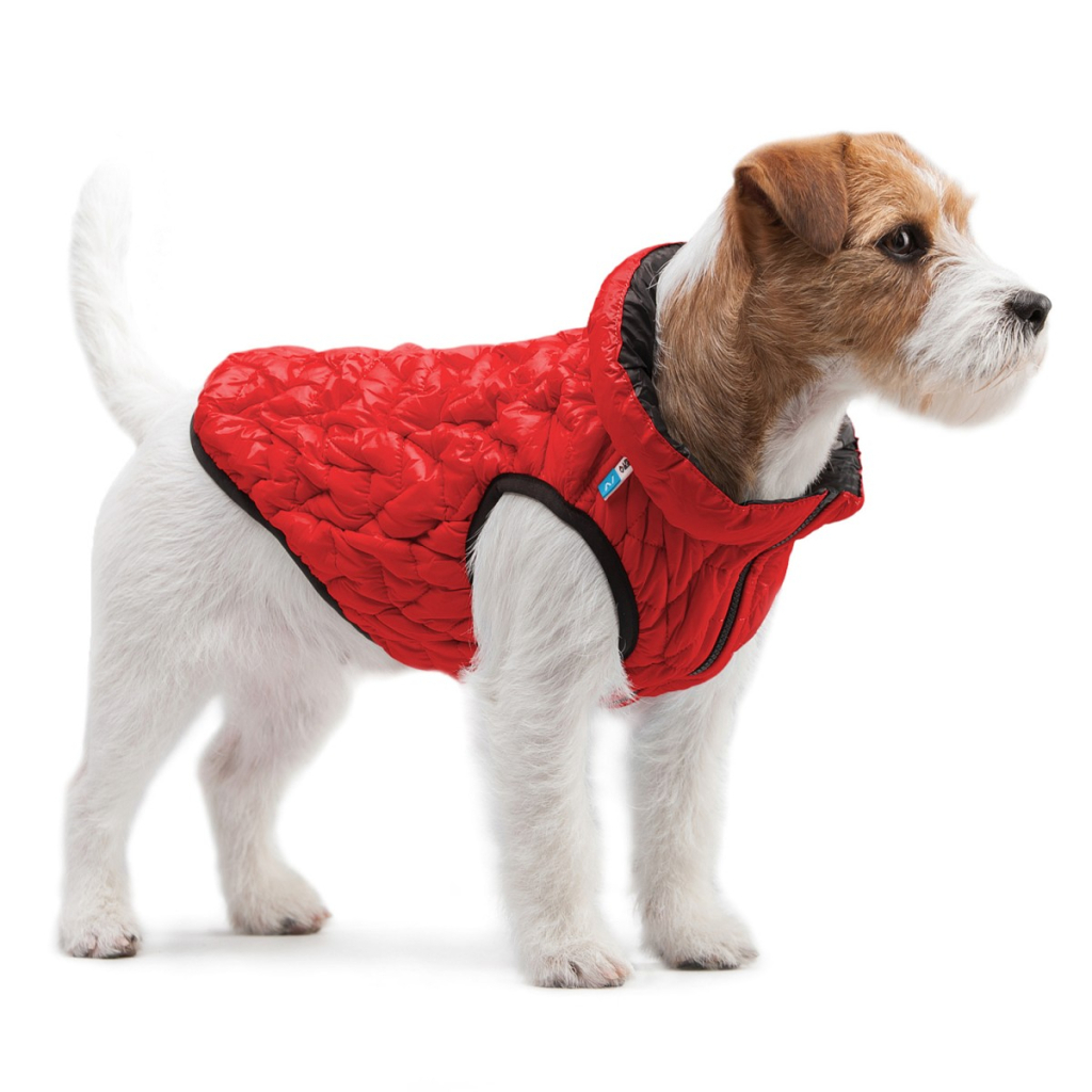 Курточка для тварин Collar AiryVest UNI двостороння XS 28 червоно-чорна (2506) - зображення 6