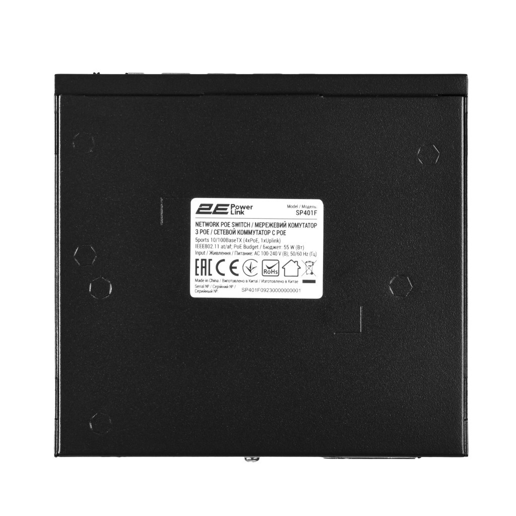 Комутатор мережевий 2E 2E-SP401F-2 - изображение 4