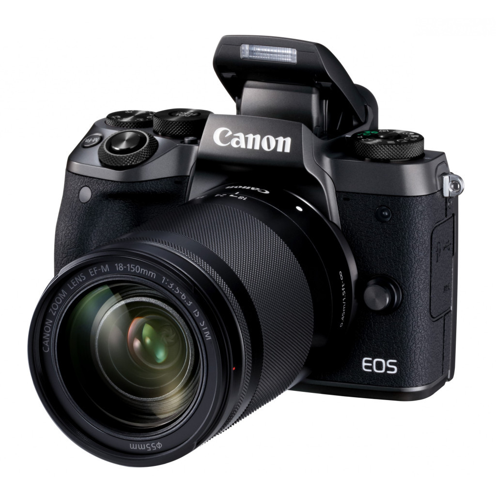 Цифровий фотоапарат Canon EOS M5 + 18-150 IS STM Kit Black (1279C049) - зображення 6