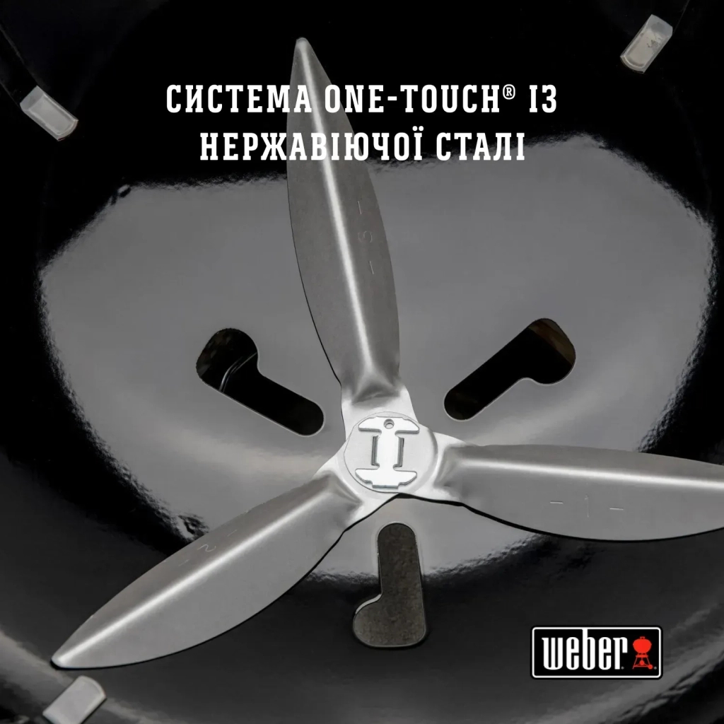 Гриль-барбекю Weber Classic Kettle 47 см Black (1241304) - зображення 9
