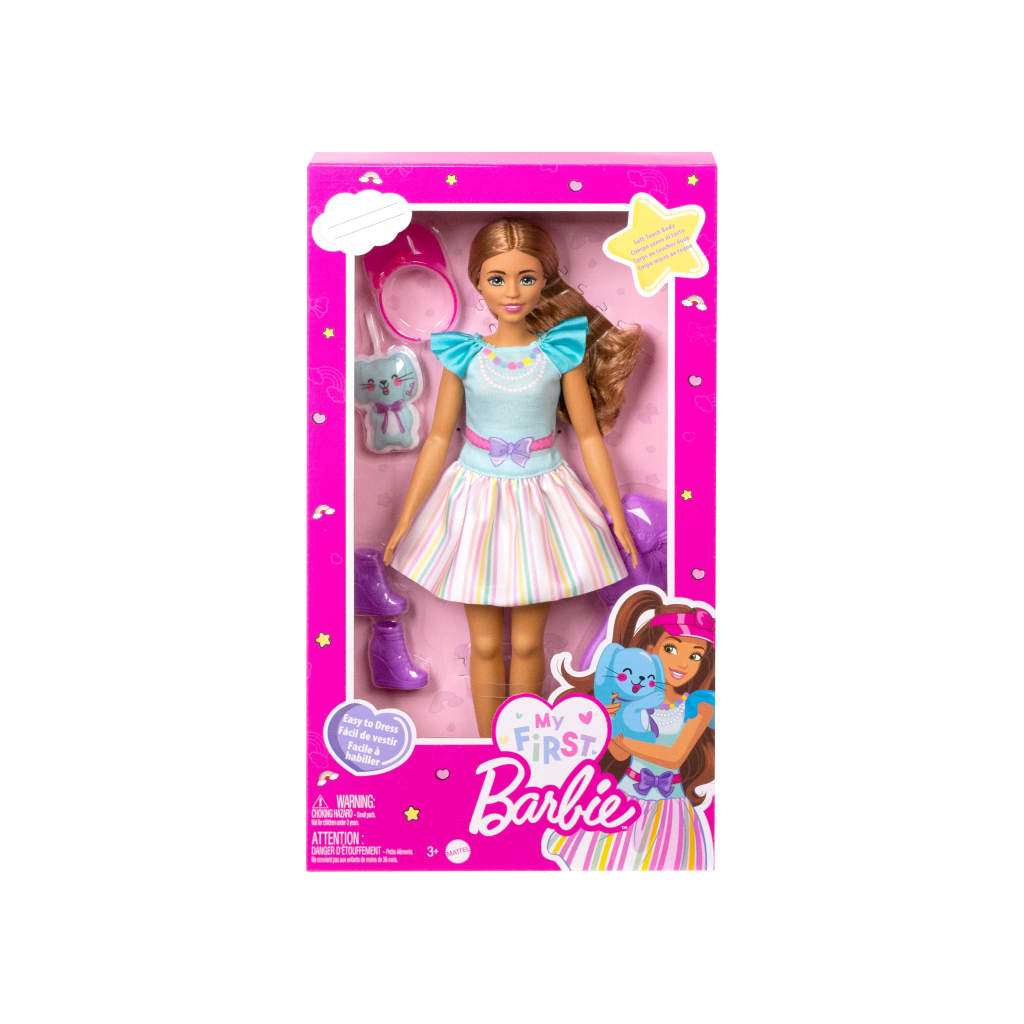 Лялька Barbie Моя перша Barbie, шатенка з зайченям (HLL21) - зображення 2