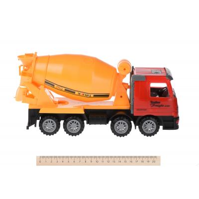 Спецтехніка Same Toy инерционная Truck Бетономешалка Красная с бульдозером (98-88Ut-1) - изображение 2