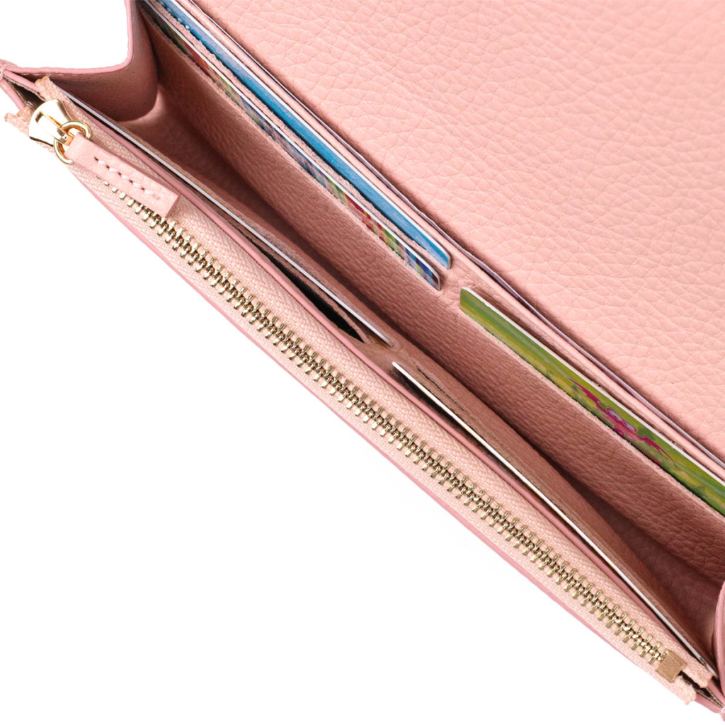 Гаманець Tony Bellucci З натуральної шкіри Пудровий (21963) - зображення 6