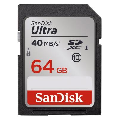 Карта пам'яті SanDisk 64GB SDXC Class 10 UHS-I (SDSDUN-064G-G46) - зображення 1
