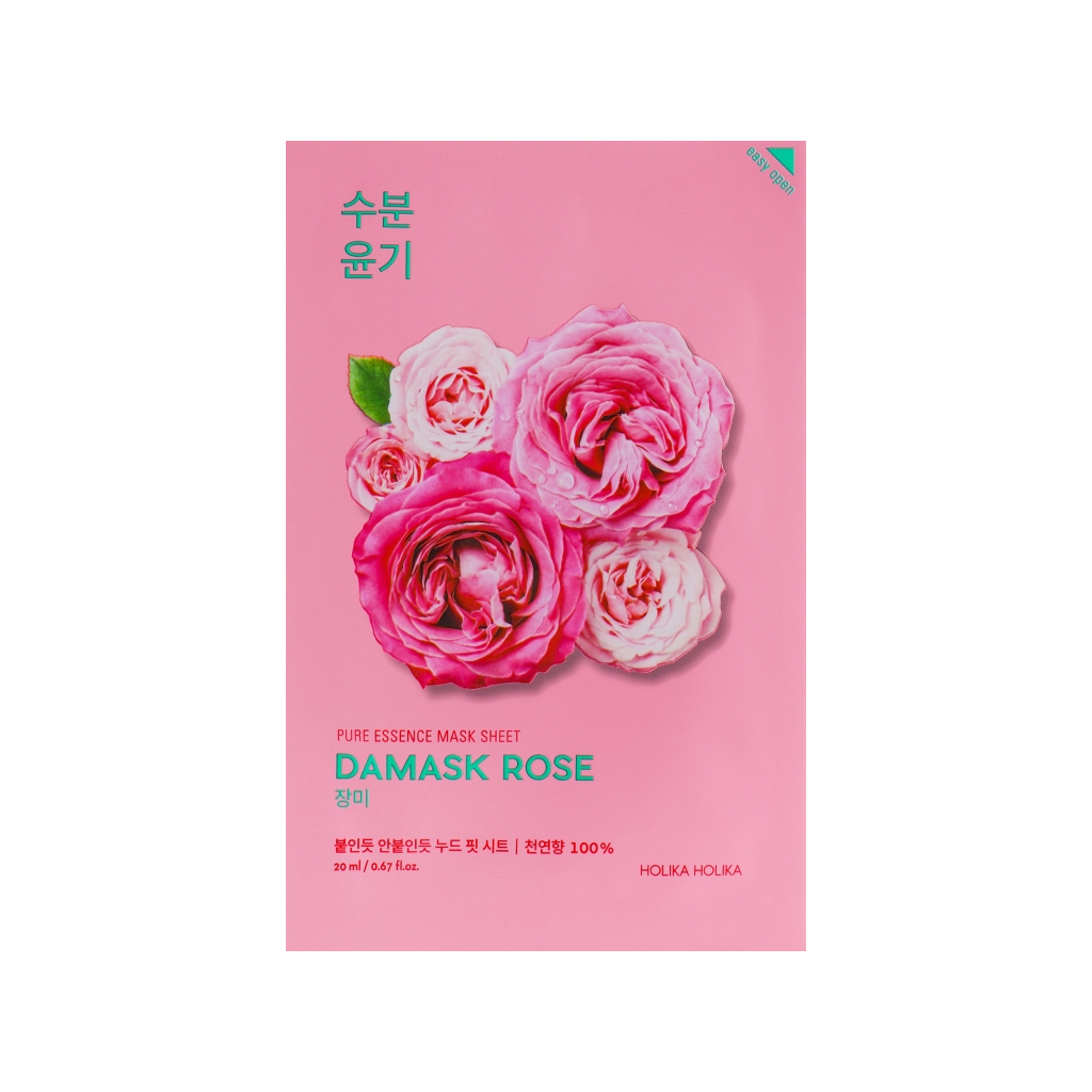 Маска для обличчя Holika Holika Pure Essence Damask Rose Дамаська троянда 20 мл (8806334368098) - зображення 1