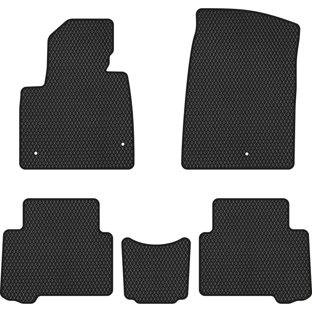 Килимок в салон EVAtech Hyundai Santa FE (DM) 2012-2017 3 поколінн (HY3305CB5LA3RBB) - зображення 1