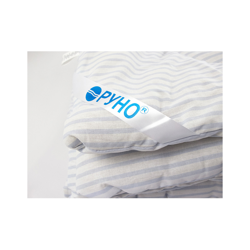 Ковдра Руно вовняна Blue stripes 172х205 (316.02ШУ_Blue stripes) - зображення 5