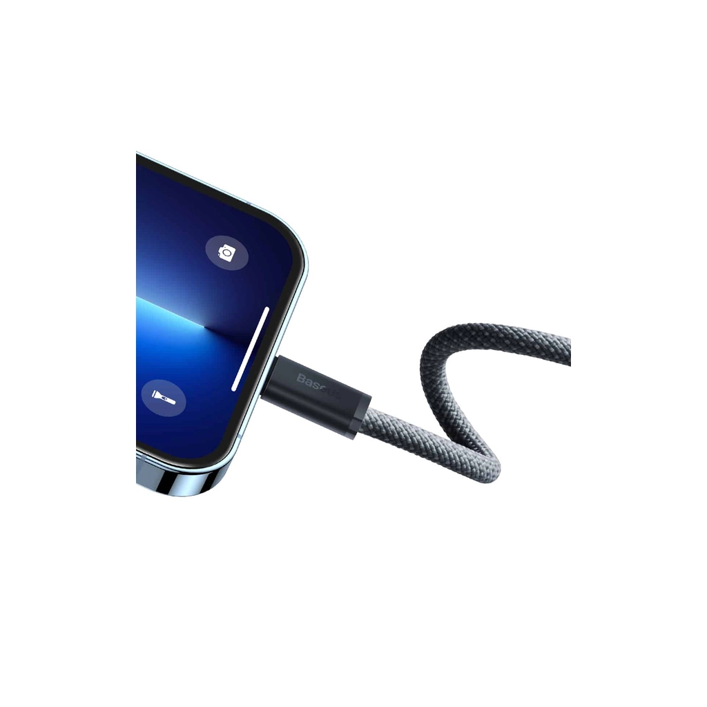 Дата кабель USB-C to Lightning 1.0m Dynamic Fast Charging 20W slate gray Baseus (CALD000016) - зображення 3