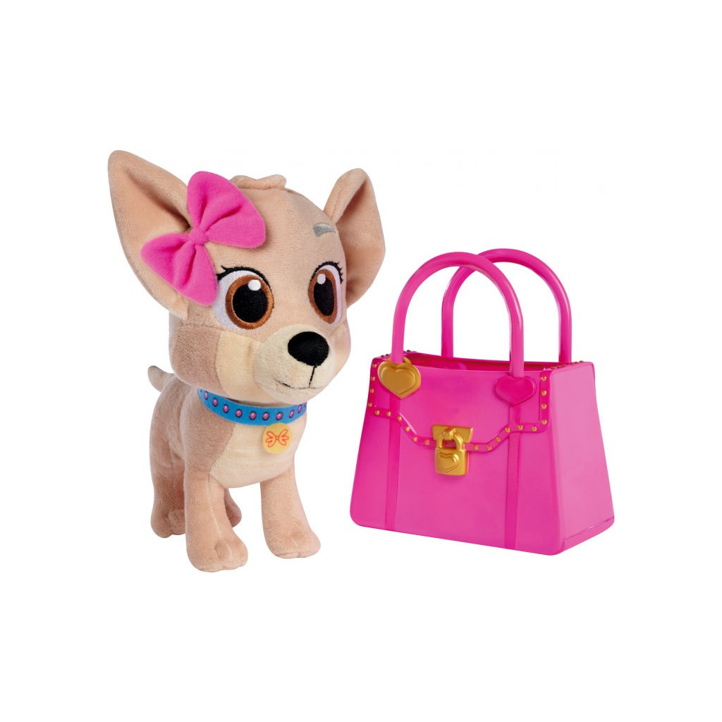 М'яка іграшка Chi Chi Love Собачка Чихуахуа Зірка мультфільму з сумочкою 20 см (5890020) - зображення 1