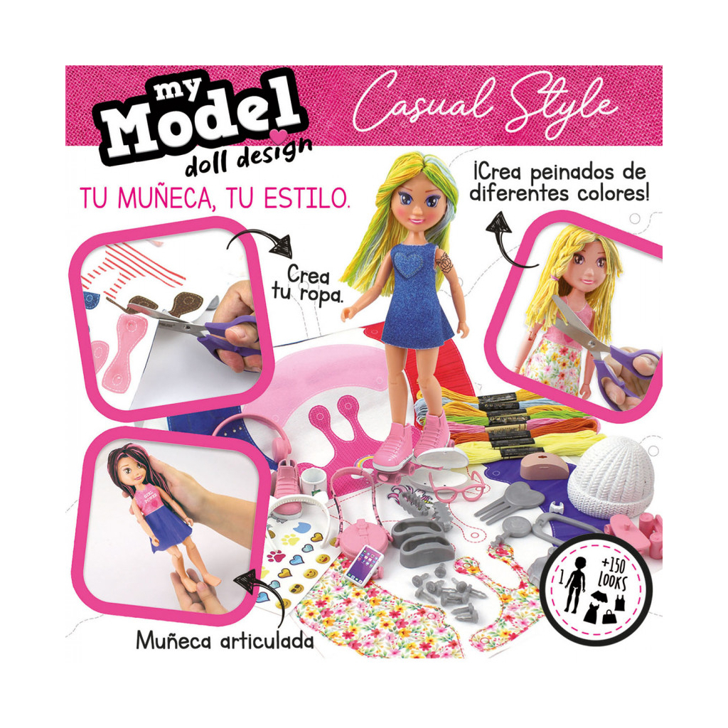 Лялька Educa My Model Doll Design Casual (6425296) - зображення 3