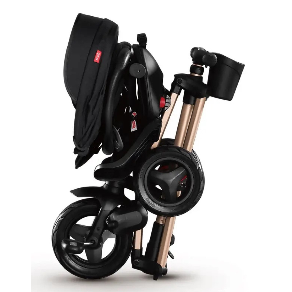 Дитячий велосипед QPlay Nova+ RubberGold складаний триколісний (S700Nova+RubberGold) - зображення 3