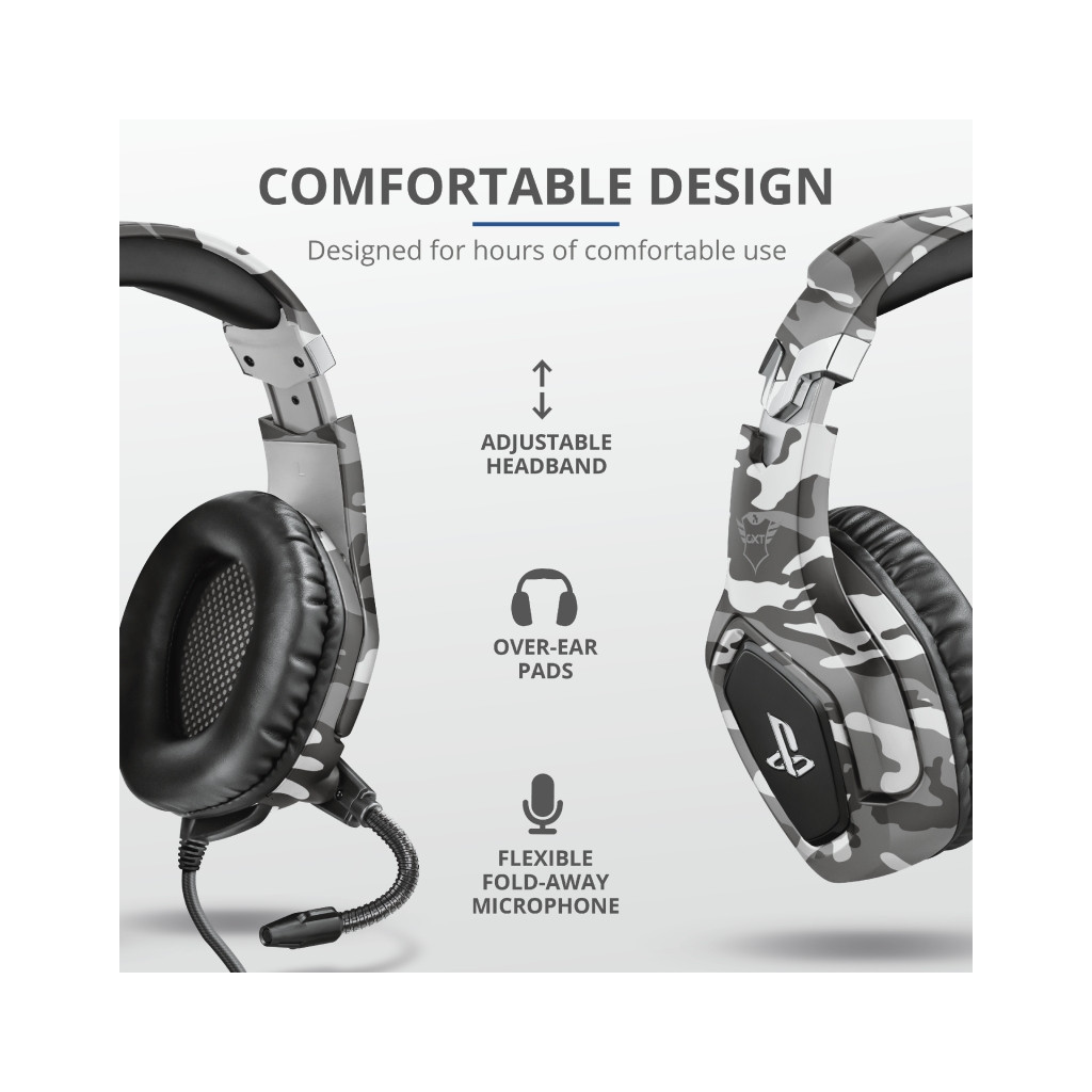 Навушники Trust GXT 488 Forze-G for PS4 Grey (23531) - зображення 6