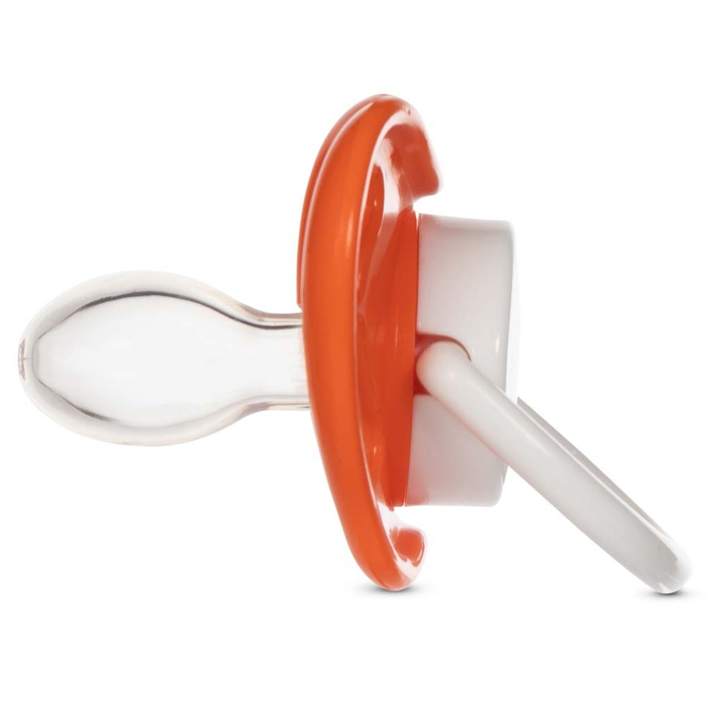 Пустушка Baboo Marine силіконова, 6+ міс (помаранчева) (5-026) - зображення 2