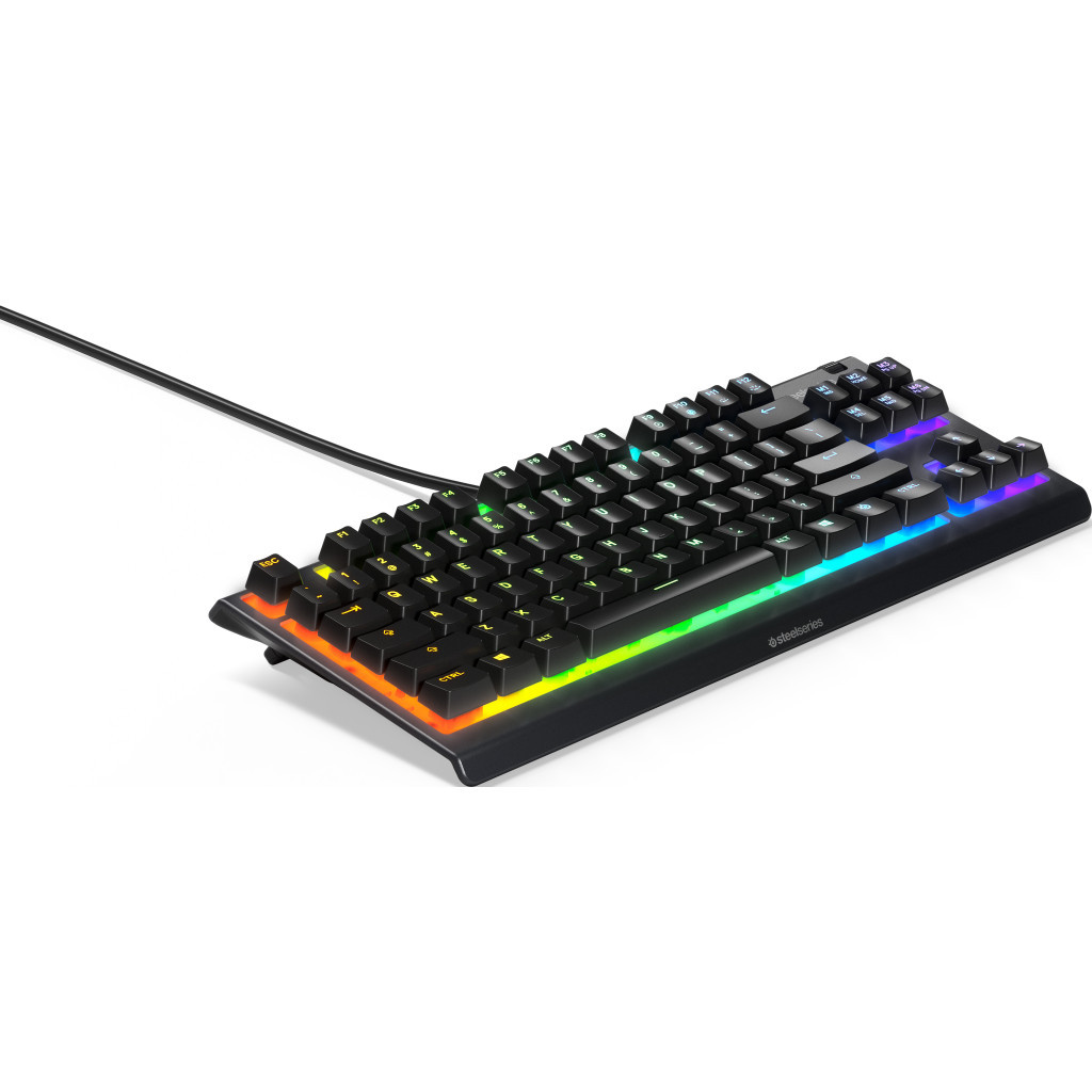 Клавіатура SteelSeries Apex 3 TKL USB UA Black (SS64817) - зображення 6