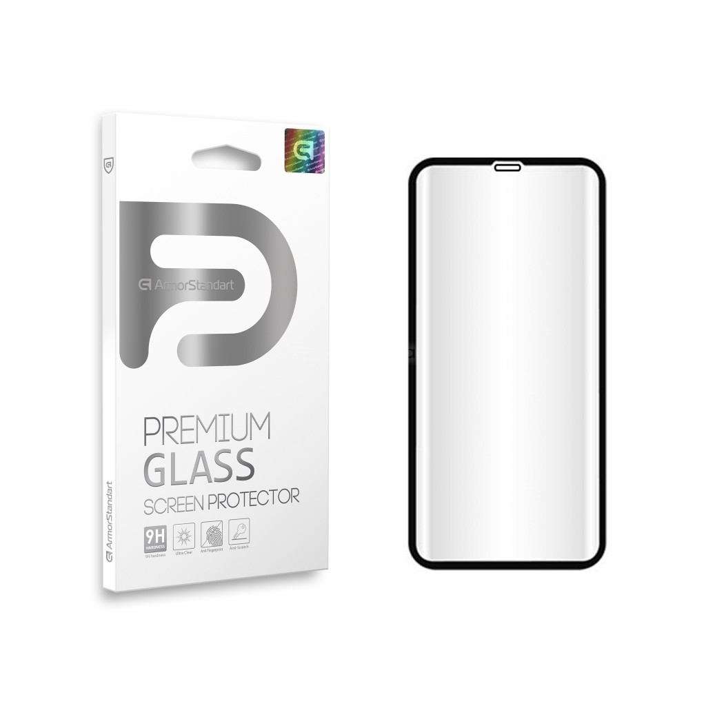 Скло захисне Armorstandart для Apple iPhone XS/X Black (ARM53440-G3D-BK) - зображення 1