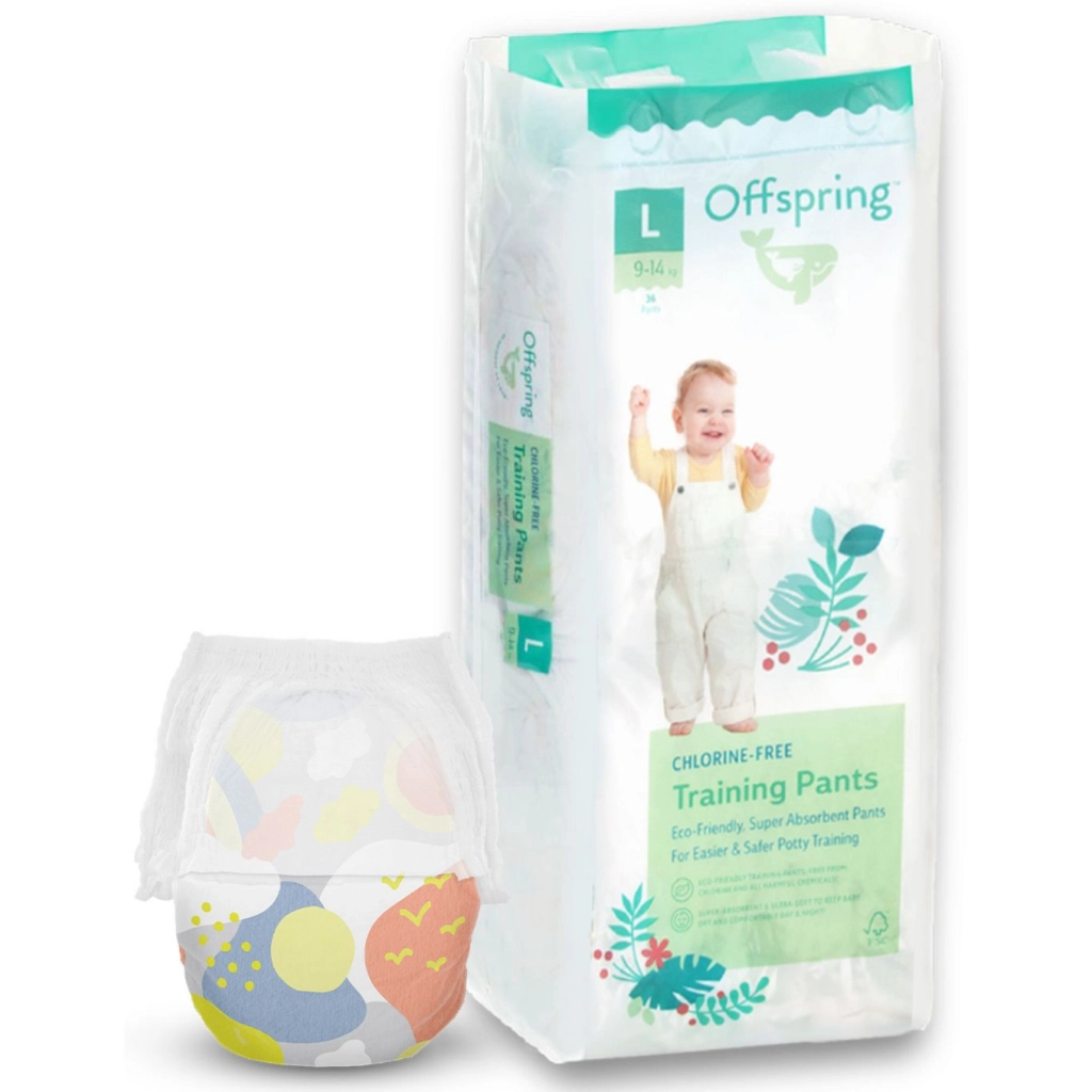 Підгузки Offspring Skye Розмір L 9-14 кг 36 шт (DP-OI-FAP-L36P-SKY) - зображення 1