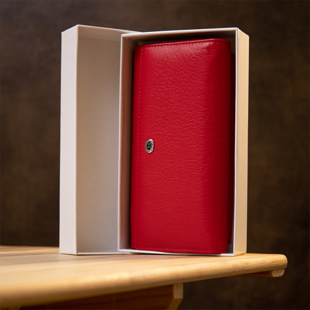 Гаманець ST Leather Червоний (19376) - зображення 12