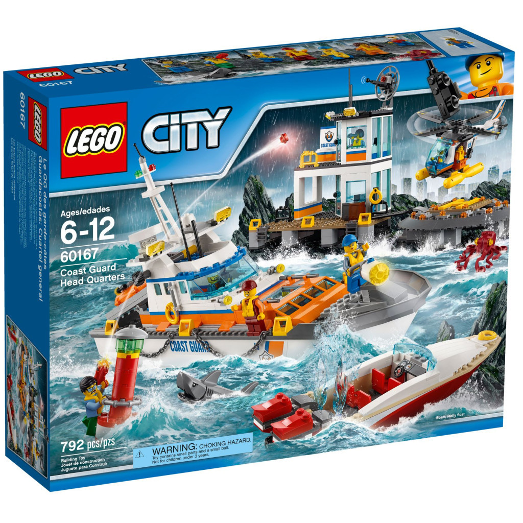 Конструктор LEGO City Штаб берегової охорони (60167) - зображення 1