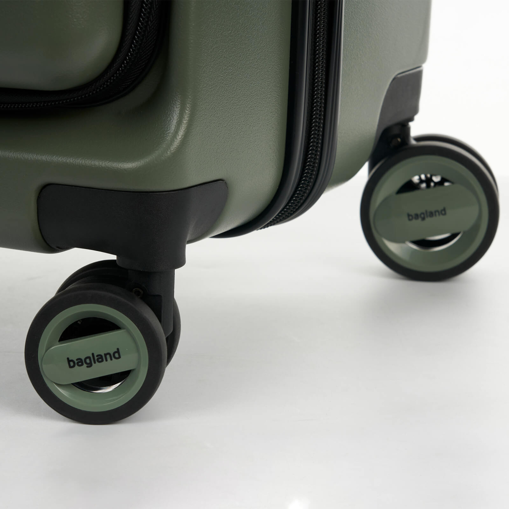 Валіза Bagland велика 96 л хакі (1140521764) - зображення 10