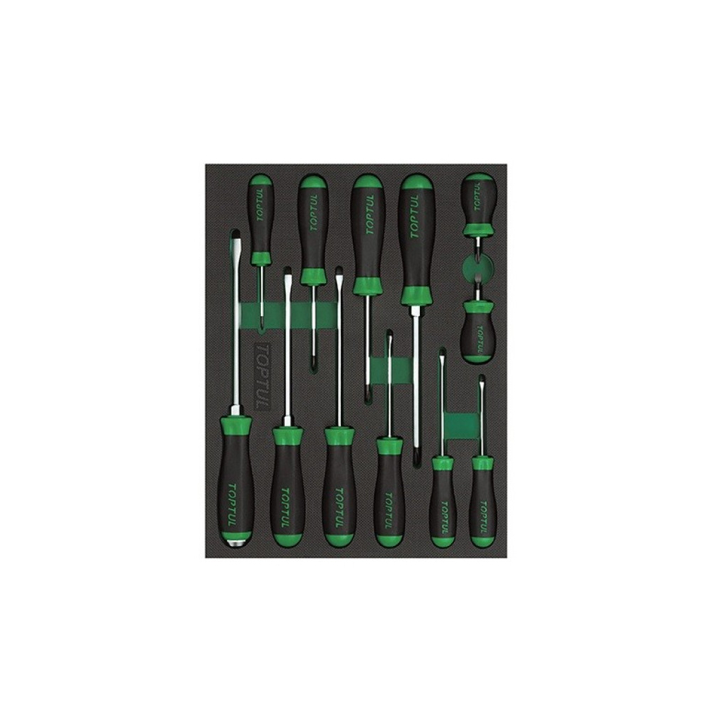 Набір викруток Toptul у ложементі 12шт. (GVB1202) - зображення 1