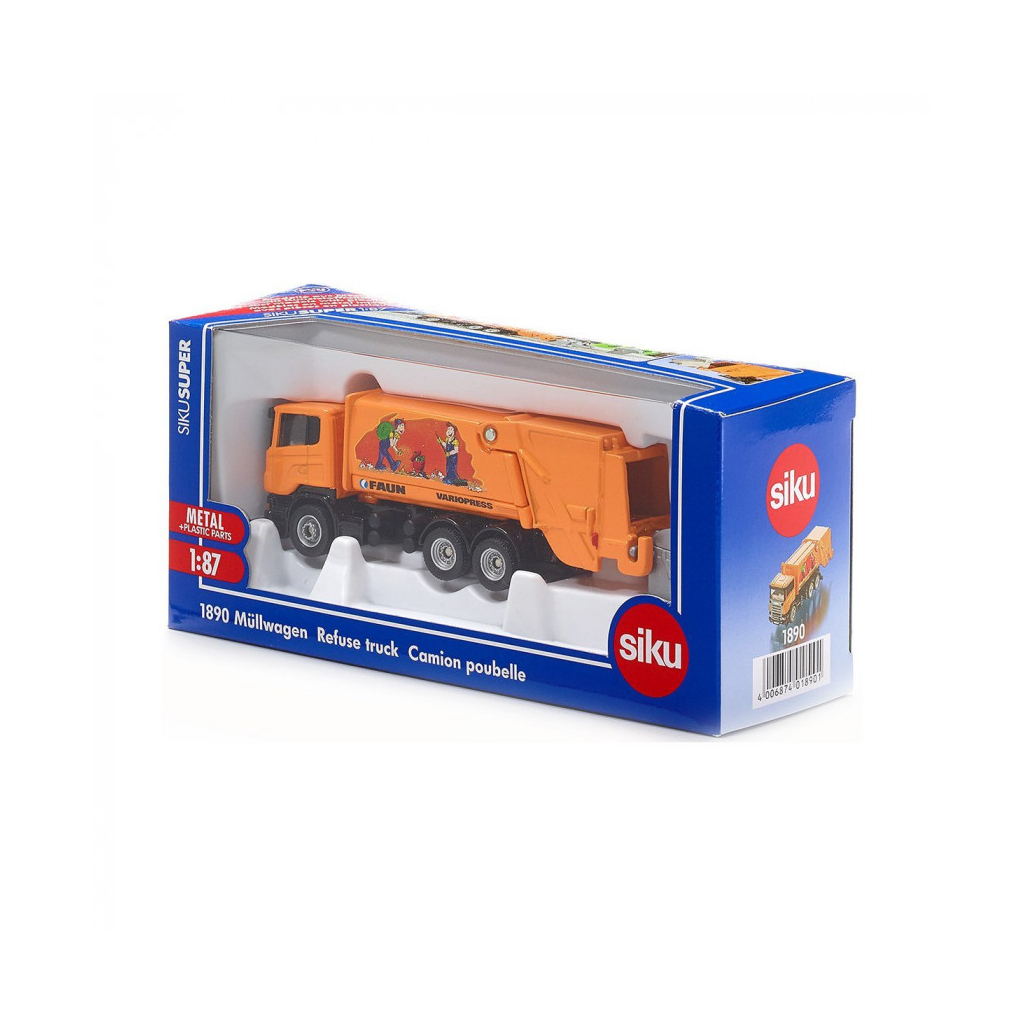 Спецтехніка Siku Сміттєвоз 1:87 (6460781) - зображення 1